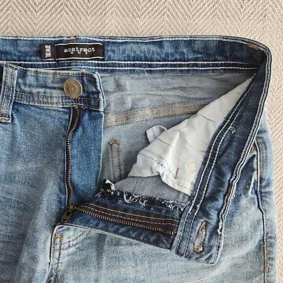 Abstract One Men’s Jeans Size 30x30 Blue Medium Wash Straight Stretch RN# 154176 - Picture 15 of 16